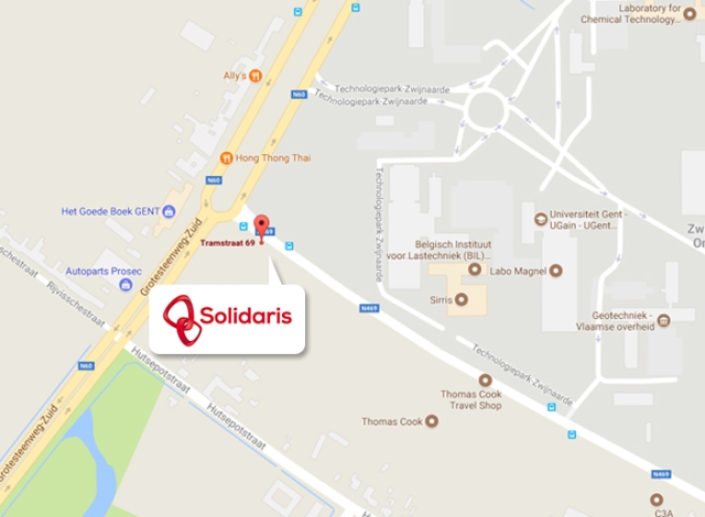 Wegbeschrijving Solidaris Gent 
