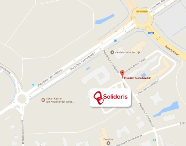 Wegbeschrijving Solidaris Kortrijk
